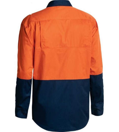 Picture of Bisley, Hi Vis Cool Lightweight Drill Shirt (4x Pack)